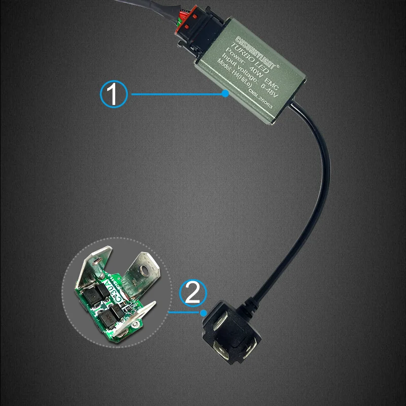 Cnsunnylight H4 H7 H11 H1 csp LED 9005/HB3 9006/HB4 H13 9004 9007 H3 8000Lm автомобиля Фары для авто туман фары белый 6000 К 12 В 24 В