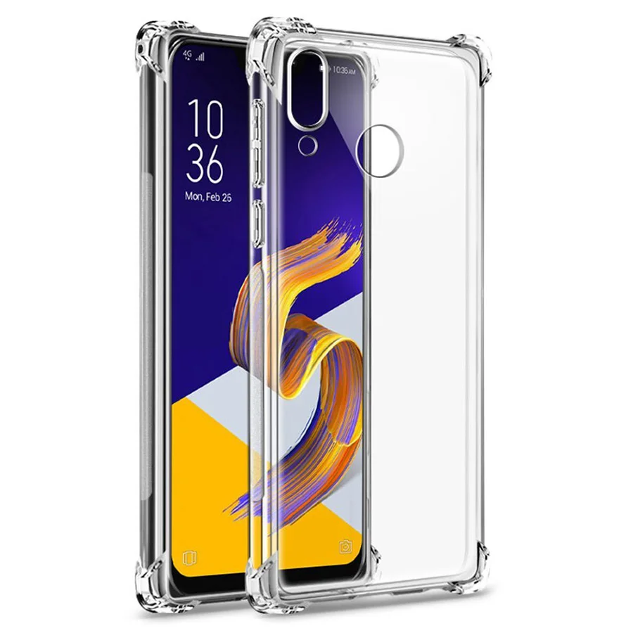 Для Asus Zenfone 5 ZE620K Прозрачный Силиконовый противоударный чехол 5Z ZS620KL для ZE620KL ZE620