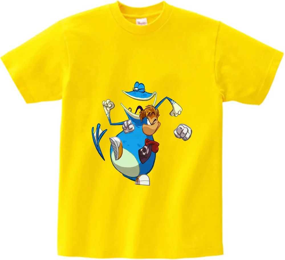 2020 летняя футболка с короткими рукавами детская хлопковая Футболка Fashiont Rayman Legends