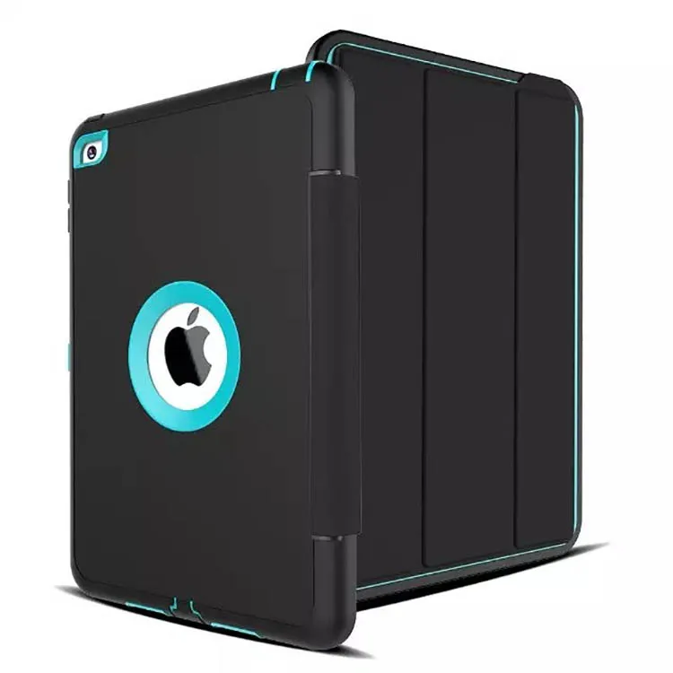Для iPad Air 2/iPad 6() retina дети Безопасный Броня противоударный Heavy Duty Силиконовый Футляр Чехол
