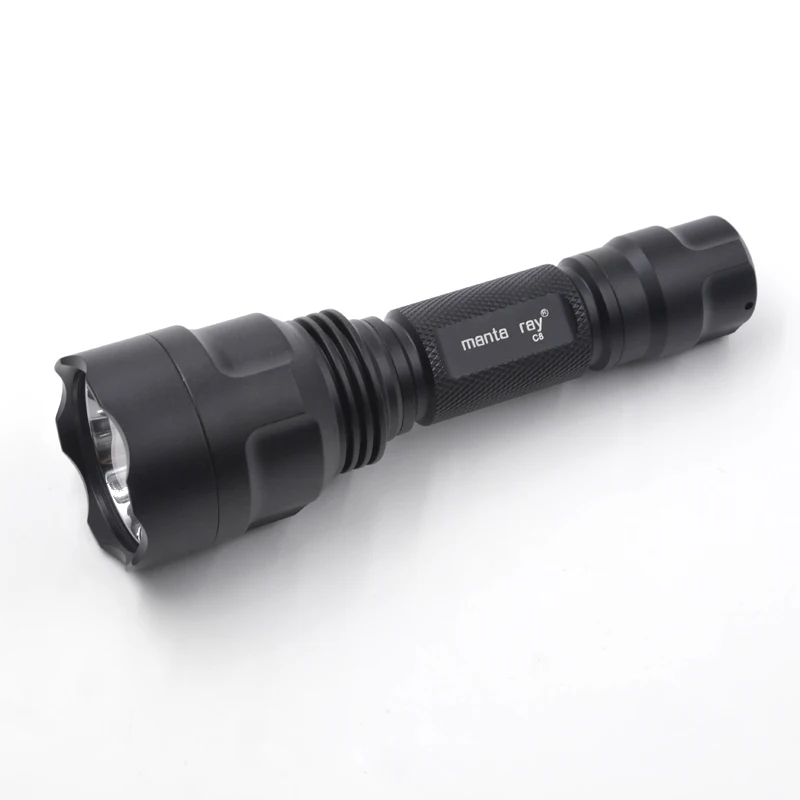 Черный Manta Ray C8 светодиодный фонарик, CREE XHP50.2 3 V светодиодный внутри, DTP медная пластина, 12xAMC7135 драйвер цепи, SMO/OP отражатель