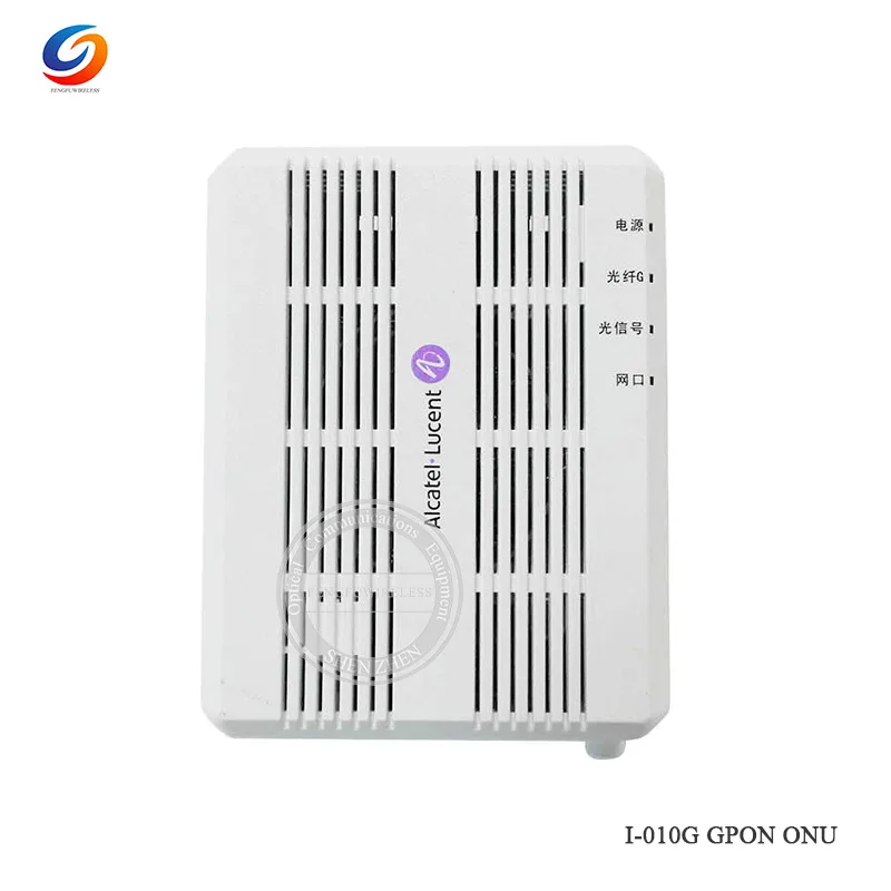 10 шт. оригинальный Alcatel Lucent Bell I 010G GPON ONU FTTH ONT с 1 GE ethernet портом SC/UPC вход английская