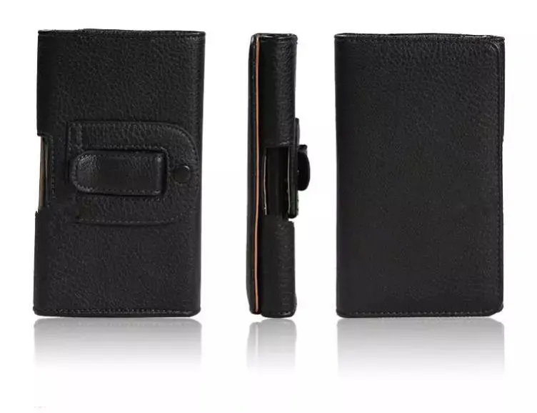 Fashion PU Leather Waist Belt Pocket Holster Bag Phone Case For huawei p8 p9 lite honor 7 5x 5c y6 g8 5.5&quot Below Cover |