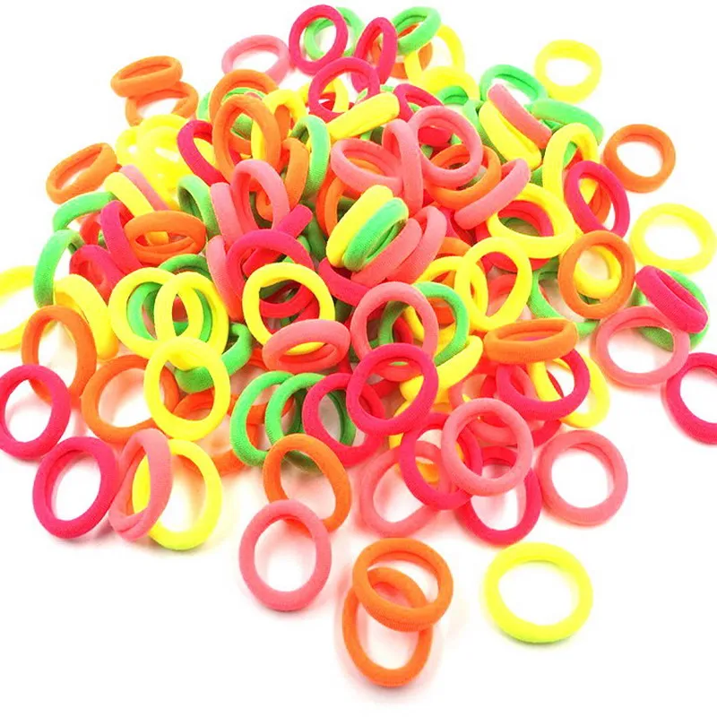 10 шт./лот резинка для волос девочек карамельных цветов резинки детский головной