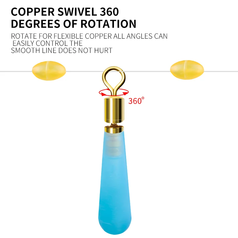 YNKOO 20 шт./лот рыболовные снасти блок рыболовный гибкий соединитель аксессуары