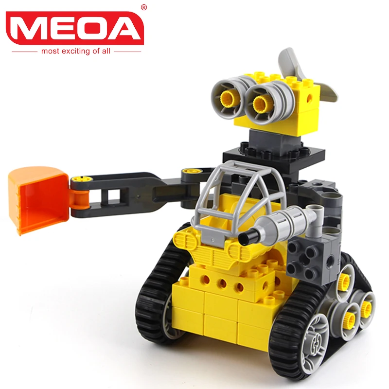 MEOA 43 шт. большой размер строительные блоки новая сборка трек Робот Модель