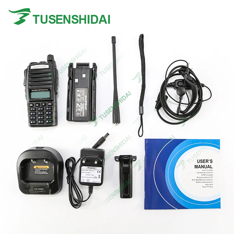 Оригинальный Тройной 8 Вт/4 Вт/1 Вт 2 шт. Baofeng UV 82 plus VHF 136 174 МГц UHF 400 520 двойной PTT Ham