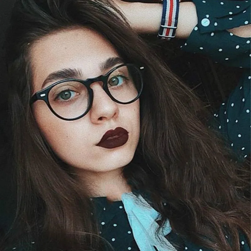 Новые женские очки, оправа для мужчин, оправа для очков, Модные Винтажные круглые прозрачные линзы, очки, оптическая оправа для очков