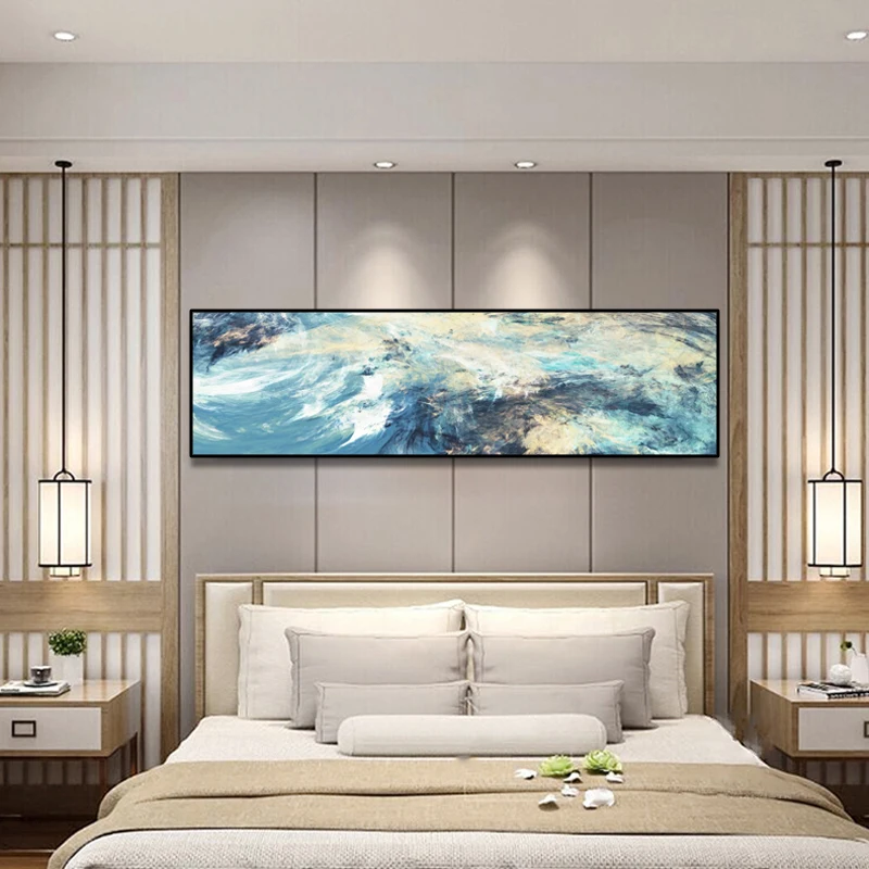 Современная абстрактная картина маслом на холсте постеры и принты настенная