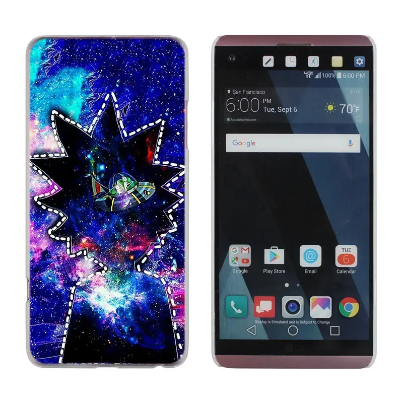 design 05 Рик и Морти чехол для телефона для LG G6 крышка для LG G6 G600 Q6 K8 K10 K8 K9 K10 V20 V30 G5 G7 G4 G3 - Цвет: design 05