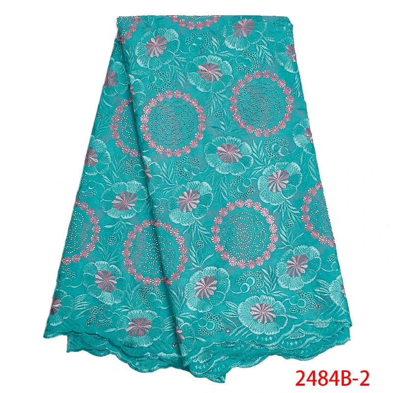 Последний Африканский стиль сухая кружевная ткань швейцарская вуаль хлопок