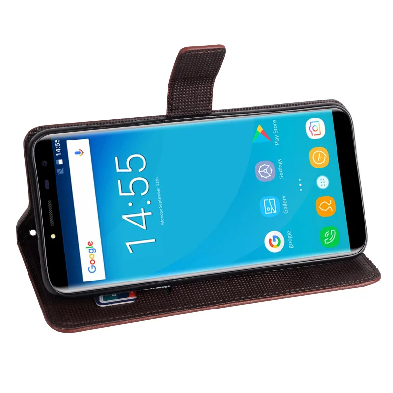 Чехол для Oukitel C8 Роскошный чехол-книжка из искусственной кожи чехол защитная