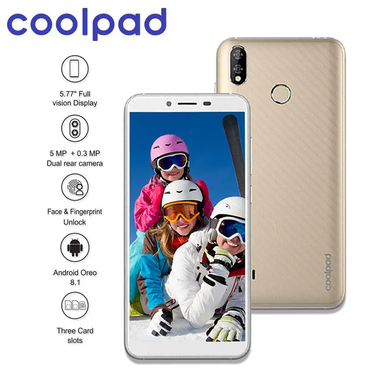Оригинальный мобильный телефон Coolpad Mega 5 с глобальной версией 3 Гб ОЗУ 32 ПЗУ