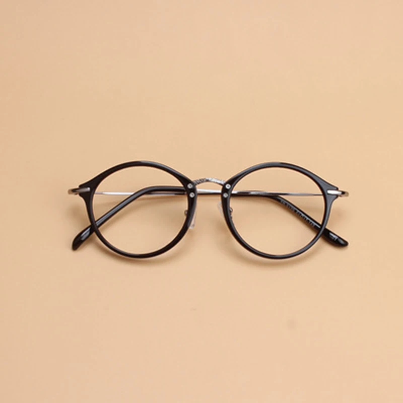 TR90 Hipster круглые оправы для очков Для мужчин женщин Винтаж очки с диоптриями