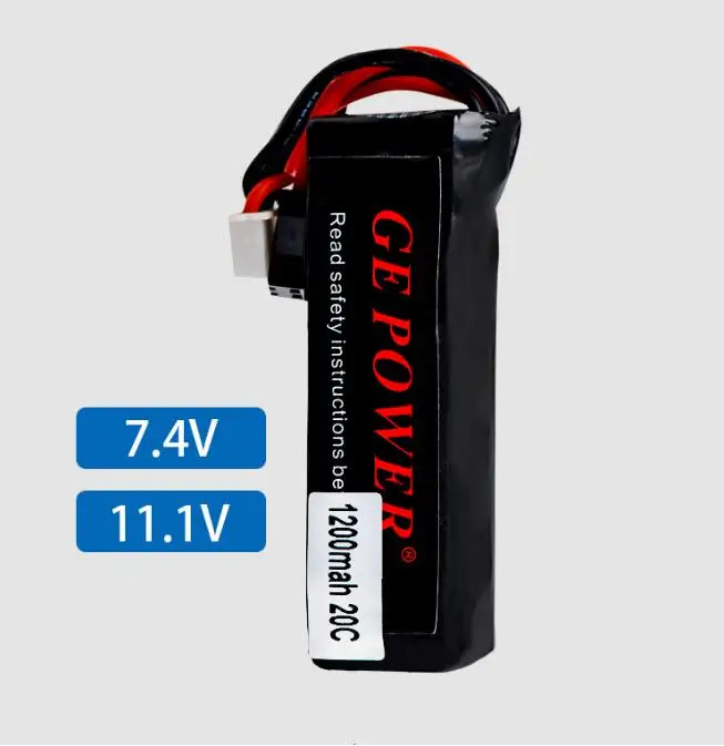 Батарея GE Power RC Lipo 7 4 В 11 1 1200 мАч 20C 3S для мини страйкбольного пистолета HK416|lipo battery