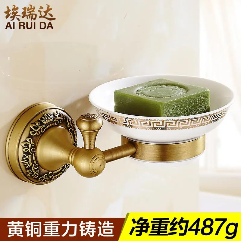 Антикварные резные медные Аппаратные Наборы для ванной комнаты европейские