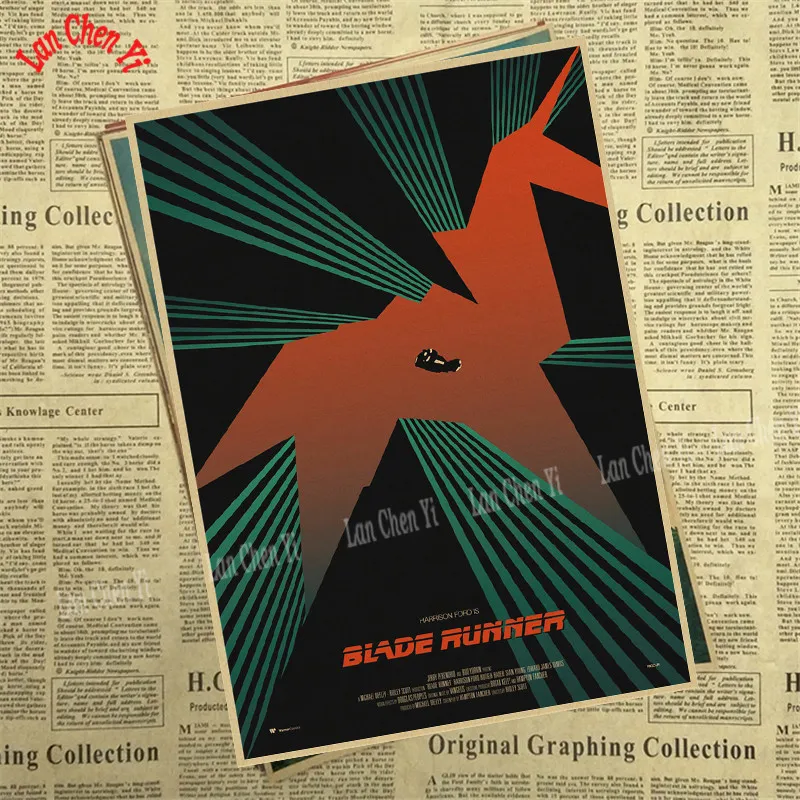 Blade Runner постер фильма комплект крафт бумага кафе бар ретро плакат декоративной