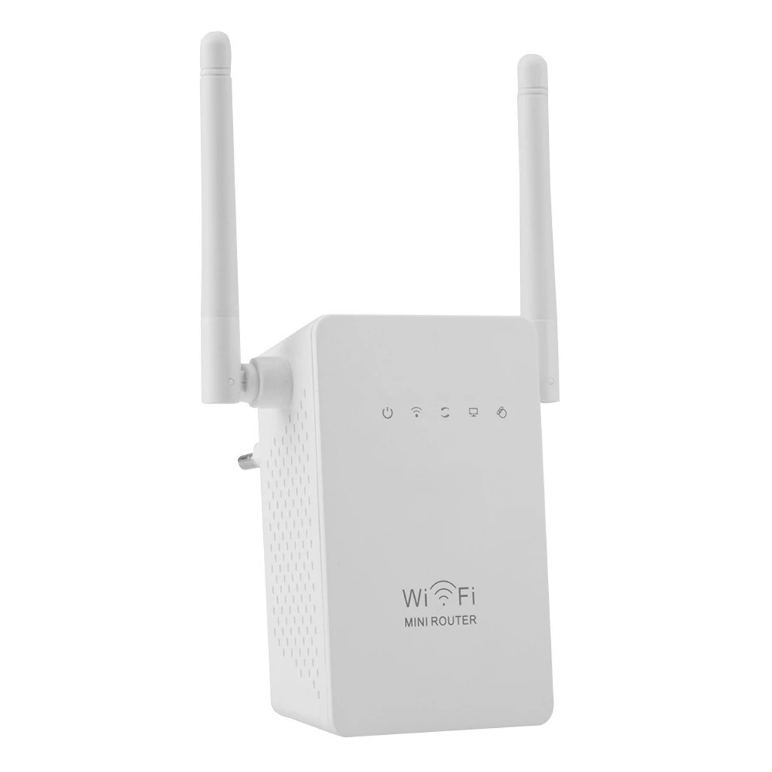

NOYOKERE New 300Mbps WiFi Repeater Network Range Extender Booster N300 Single Increase Dual External Antennas EU US Plug