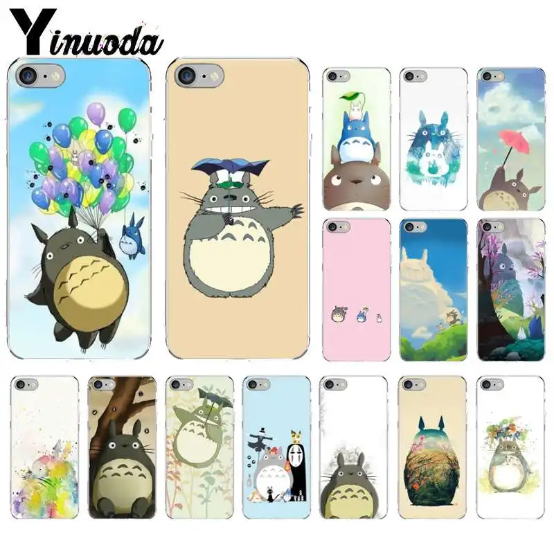 Yinuoda животные Тоторо DIY печать рисунок чехол для телефона оболочка Apple iPhone 8 7 6 6S Plus