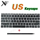 Новый ноутбук A1706 A1707 A1708 Keycaps США Английский для Macbook Pro Retina 13 