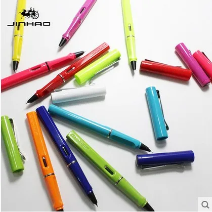 Jinhao 599 прозрачная белая цветная перьевая ручка со средним наконечником для