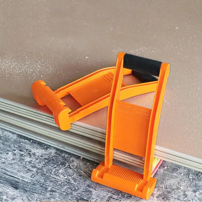 

Floor handling board Gypsum board extractor Carry tile tools Lifter Plasterboard Panel Carrier Tool CarrierRandom color select
