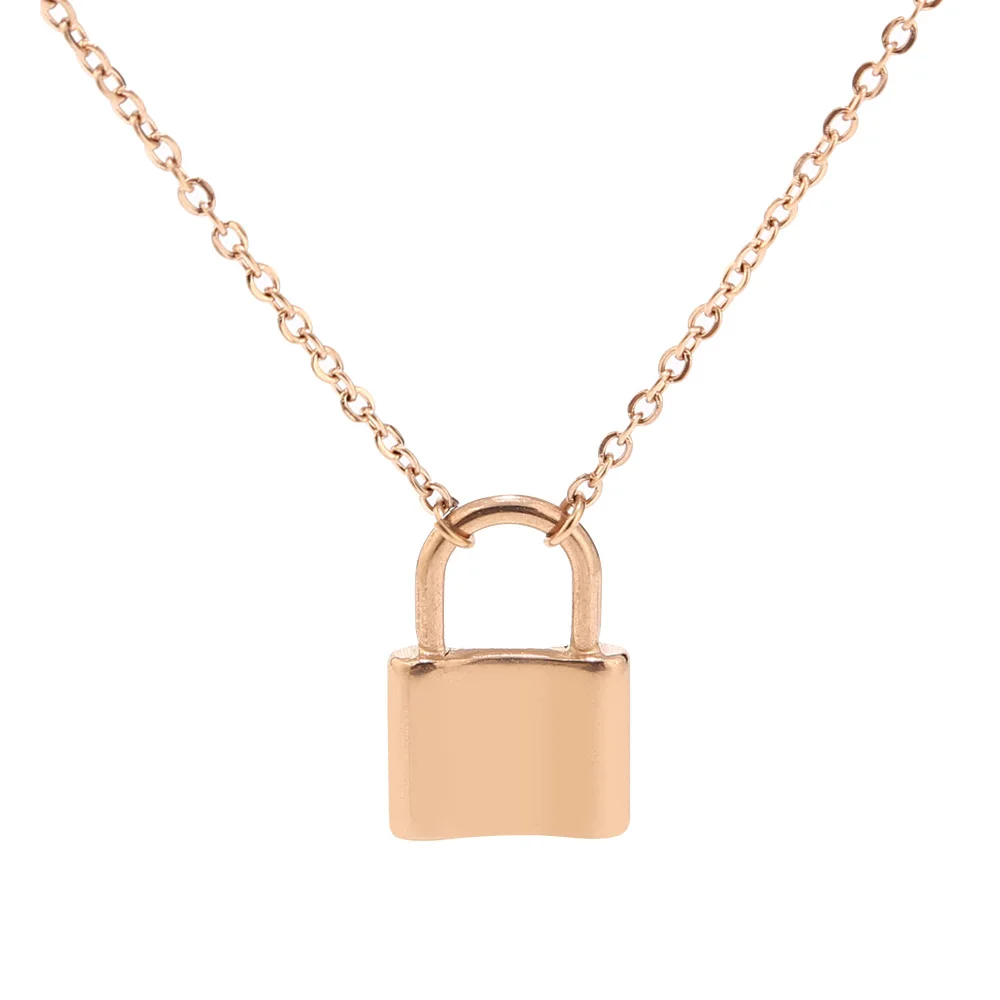 Ожерелье с замком из нержавеющей стали 50 см 5 шт. | Украшения и аксессуары