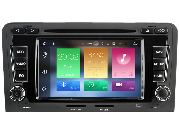 Android 8.0 CAR Audio DVD player FOR AUDI A3/S3/RS3 (2003-2012) gps Multimedia head device unit receiver BT WIFI | Автомобили и