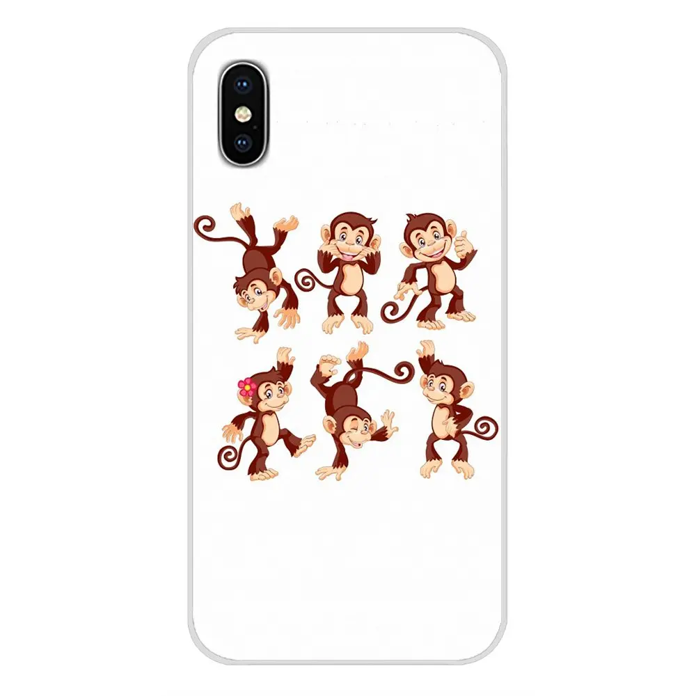 Мультяшные животные Собаки лисы панды обезьяны для Xiaomi Redmi 4A S2 Note 3 3S 4 4X 5 Plus 6 7 6A Pro