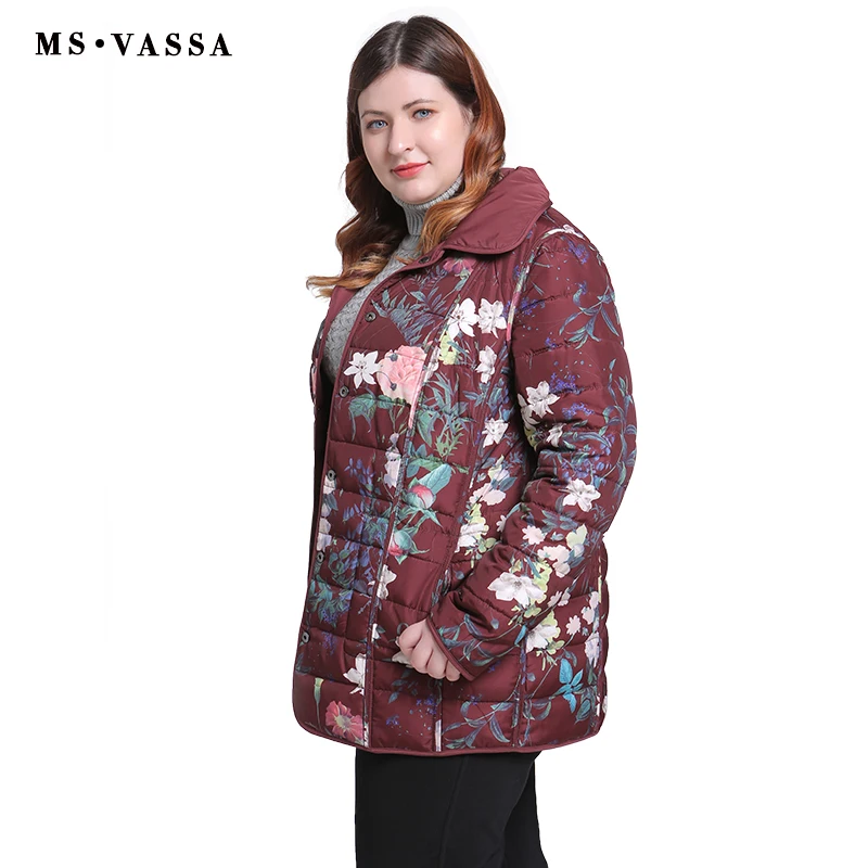 Фото MS Vassa женские куртки 2019 новая осенне-зимняя женская Двусторонняя куртка плюс MS Vassa женские куртки 2019 новая осенне-зимняя женская Двусторонняя куртка плюс