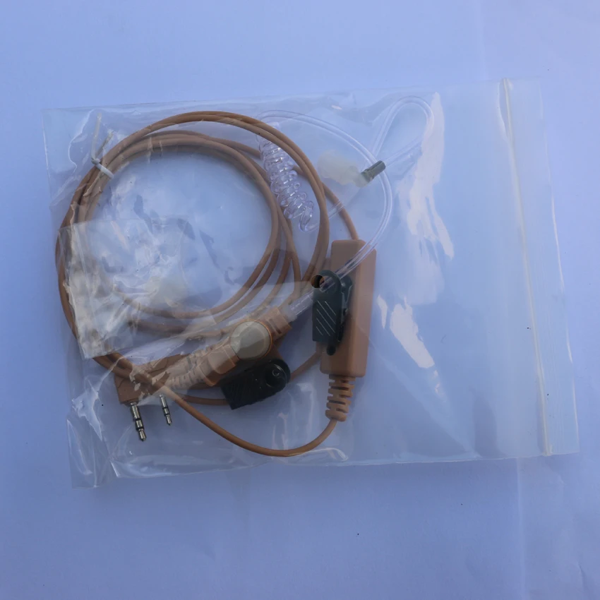 2 контакта телесного цвета радио воздушный наушник Baofeng фотоаксессуары PTT для UV 5R