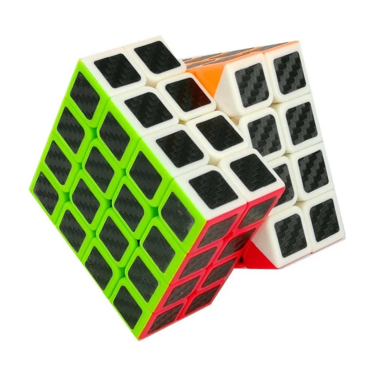 Zcube 2018 новый 4x4x4 из углеродного волокна магический куб головоломка скоростной