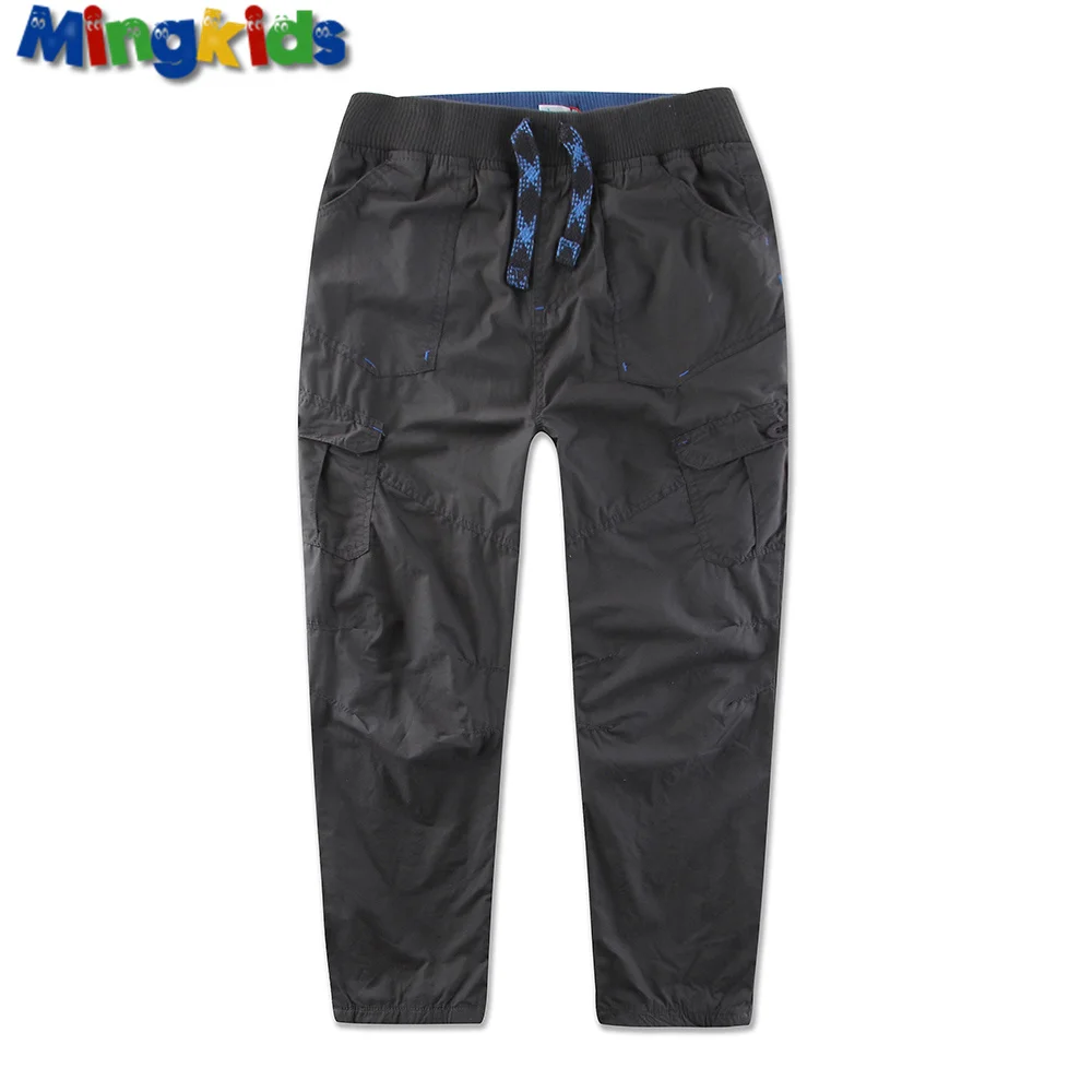 

Spring summer baby teenager European brand cotton cargo pants boys everyday casual comfy stylish outwear