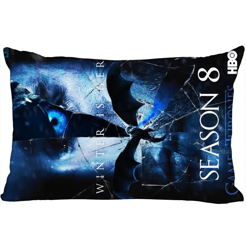 Pillow Case ShunQian Пользовательские Игры престолов Новое поступление прямоугольная декоративная Свадебные наволочки мягкие не выцветают наволочки индивидуальный подарок - Цвет: Pillow Case