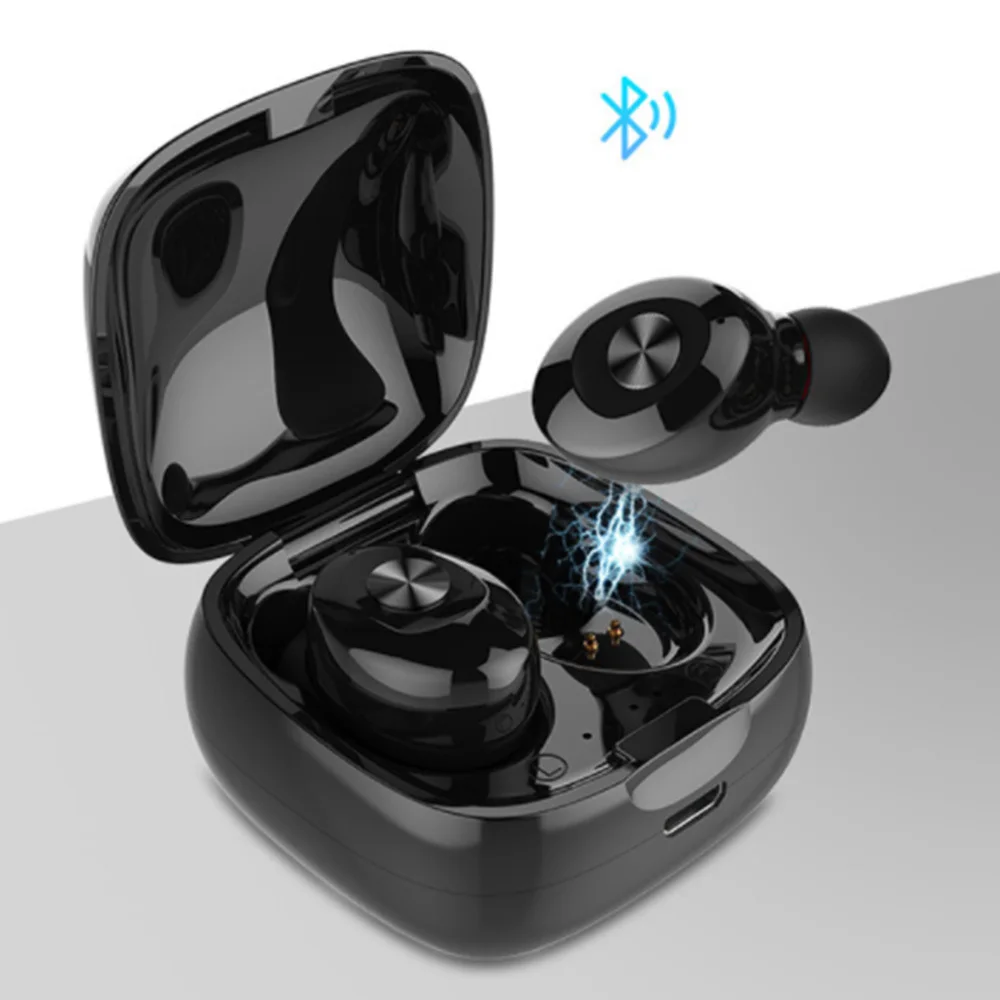 1 шт. наушники-вкладыши TWS с 5 0 Bluetooth Беспроводные наушники микрофоном XG12 стерео