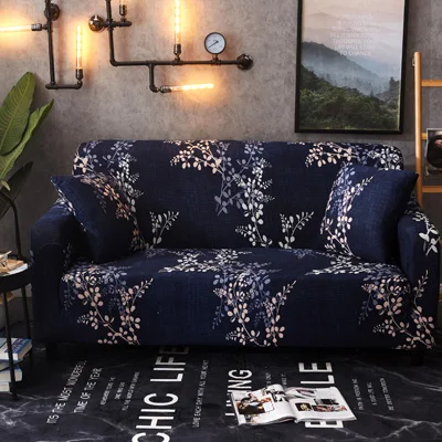 24 Листья чехол для дивана плотно все включено обертывание один/двойной/три/четыре-местный чехол для дивана эластичный для дивана чехол 1 шт - Цвет: 24