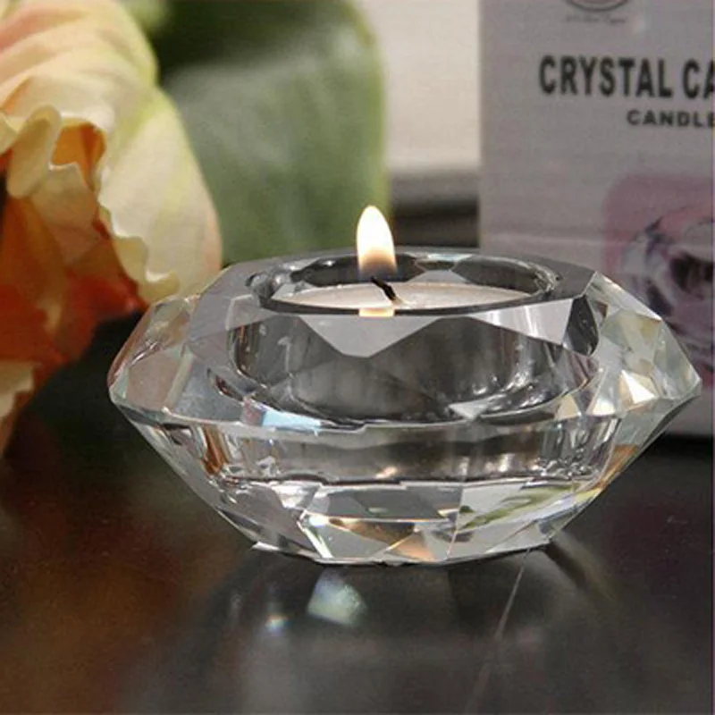 5 шт./лот Новые Хрустальные Подсвечники творческой форме сердца стоять столб для