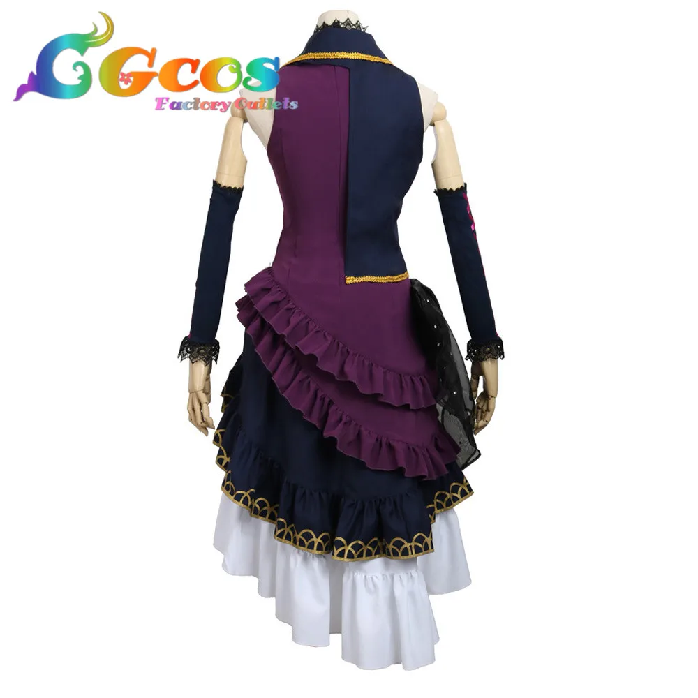 CGCOS Бесплатная доставка костюм для косплея Bang Dream! Черный крик Roselia Imai Lisa Хэллоуина