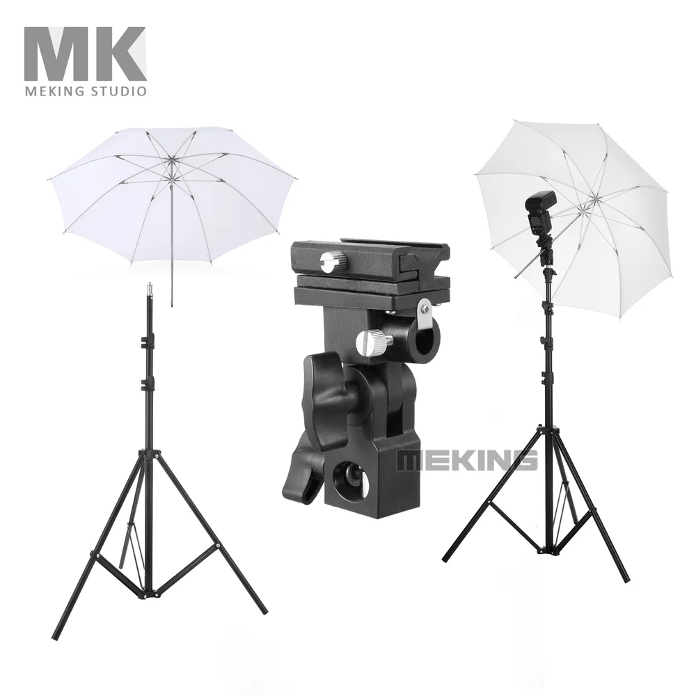 Meking W803 осветительный Кронштейн для вспышки B крепление 33 дюймов полупрозрачный