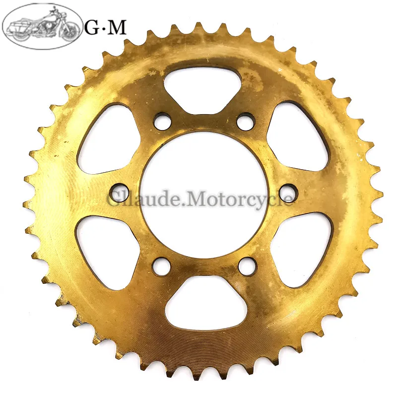 

Задняя звездочка цепи 520, 43 зубца для Kawasaki EN650 Vulcan-S ER-6f KLE650 Versys Z650 Ninja650 Ninja 400 Φ