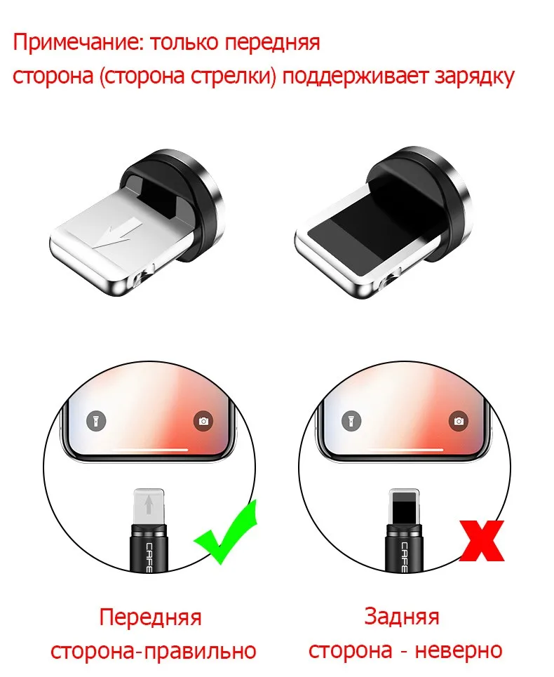 Cafele светодиодный светодиодный магнитный usb-кабель для iPhone Micro USB кабель USB C магнитное зарядное устройство нейлон Кабо Для samsung Xiaomi huawei