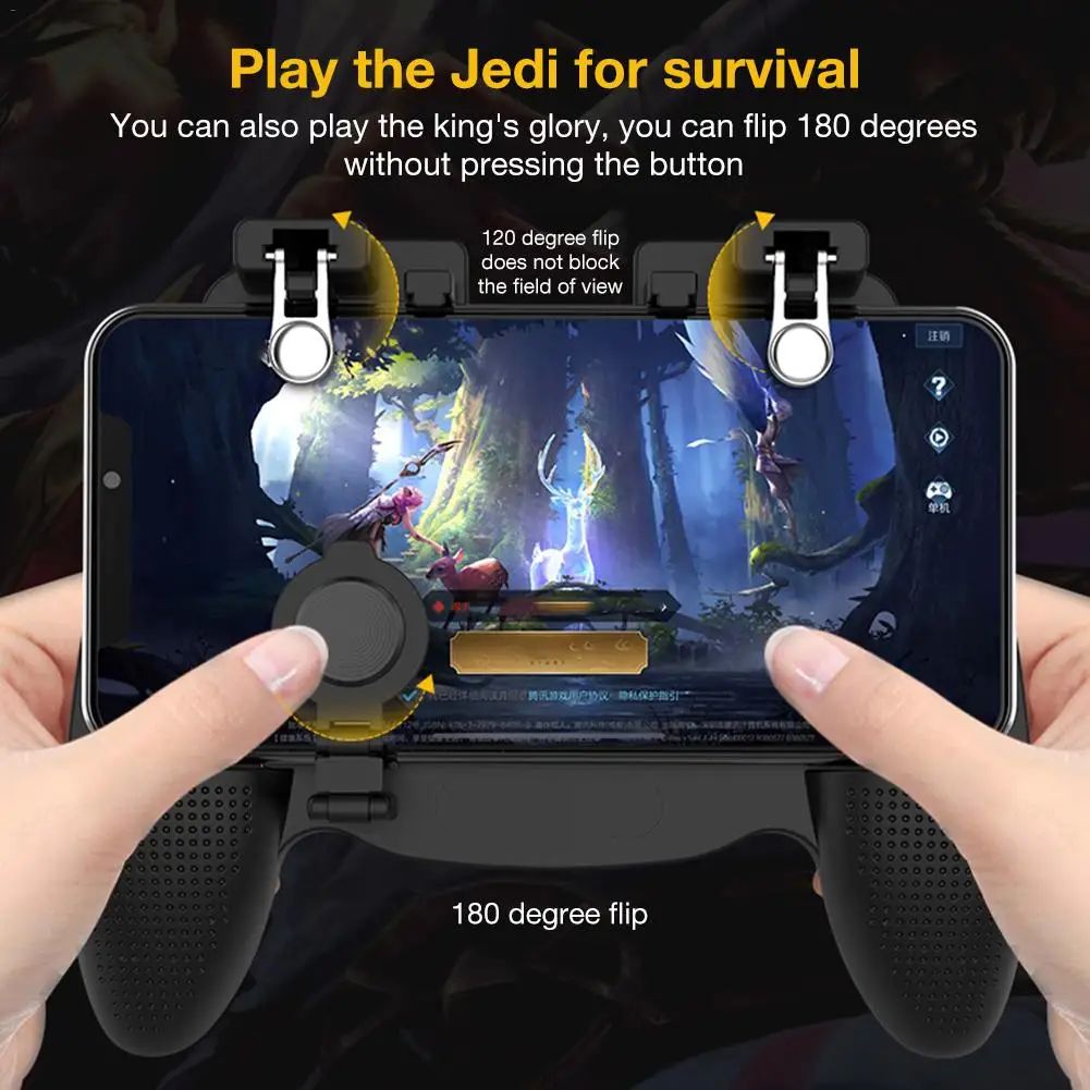 Мобильный контроллер PUBG джойстик для игровая ручка триггер геймпад кнопка огня