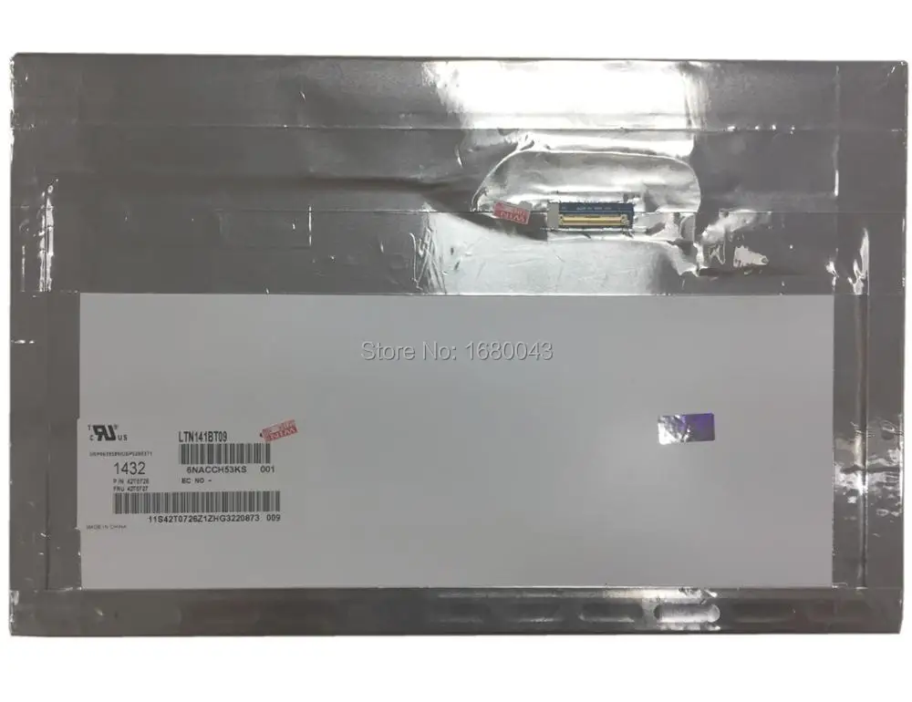 LTN141BT09 001 42T0726 42T0727 подходит для B141PW04 V.0 LP141WP3 TLA1 14 1 светодиодный экран|b141pw04 v.0|14 led