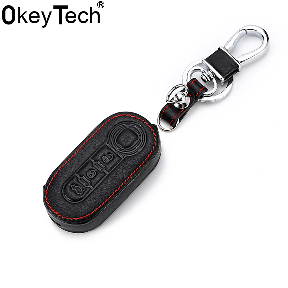 OkeyTech автомобильный Стайлинг сменная кожаная сумка пульт дистанционного