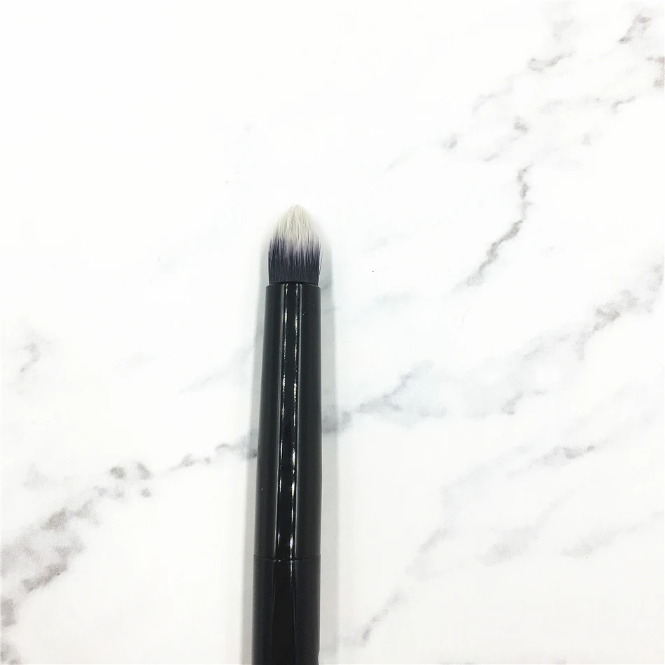 Профессиональный Двухсторонние Blending Eye Shadow Brush Мода пламя Форма Румяна маркер Angled