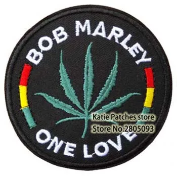 BOB Marley One Love логотип Железный стикер на пластырь ot японский значок в стиле панк для
