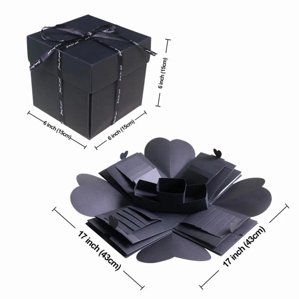 OurWarm DIY сюрприз любовь взрывобезопасная коробка Женская фотоальбом на годовщину