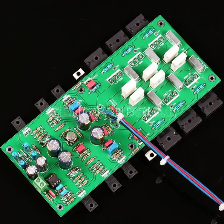 

Assembly MJL4281A/MJL4302A Mono 240W HiFi Amplifier Board Based on MBL80 Circuit