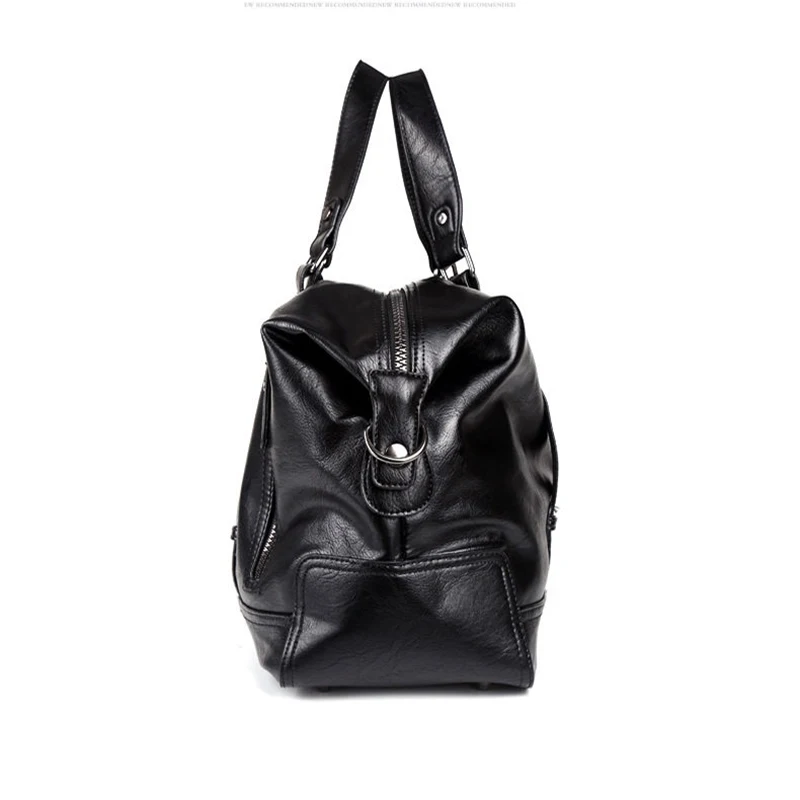 Travel Bags Black Shoulder Handbag Messenger Bag Tote  Large-Capacity Portable Shoulder Bags Men's Fashion Travel Bags Package