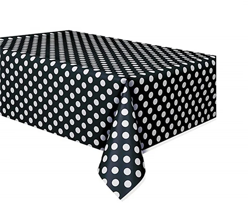 Set 4 tablecloths Ipalmy 45pcs С Днем Рождения вечерние украшения набор золотистый и черный и Серебристая бумага Pom Цветочная Гирлянда шар баннер вечерние поставки - Цвет: Set 4 tablecloths